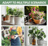 OYOEETD 17.5 Inch Plant Trellis Indoor for Climbing Plants,Metal Trellis,Small Garden Trellis for Potted Plants,Plant