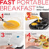 DASH Deluxe Egg Bite Maker with Silicone Molds, Keto & Paleo Friendly, (1 large, 4 mini) - Black for Breakfast