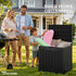 31 Package YITAHOME Gallon Outdoor Storage Box, Resin Deck Box and Waterproof Delivery Box for Gardening Tools, Pool
