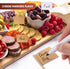 Charcuterie Board Accessories - 18 Pieces Spreader Knife Set with Wooden Handles for Parties