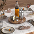 Lazy Susan Turntable for Cabinet: Acacia Wood Organizer for Kitchen Countertop and Bathroom Decor, 12 Inch