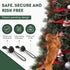 ORNAMENT ANCHOR Heavy Duty Christmas Tree Ornament Hooks for Small & Large Ornaments - Green, 24 Count - No-Slip Xmas