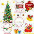 Advent Calendar 2024 - Christmas Tree Building Toy Set with LED Light, 1102 Pieces