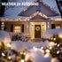 30 Pack TW SHINE Hooks for Outdoor String Lights Clips, Heavy Duty Clips Clear Light Hook with Waterproof Adhesive