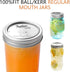 Canning Lids for Ball, Kerr Jars, Split-Type Metal Mason Jar Lids, 150 Pcs Regular Mouth, Airtight Food Grade Material