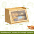 Countertop BMOSU Bread Box for Kitchen Large Capacity Corner Bread Box Farmhouse Bread Container Bread Storage Bread