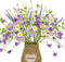 LLZLL Spring Decorations for Home 12 Pack Purple Spring Flowers 17 Inch