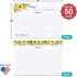 321Done Jumbo XL Sunflower Recipe Cards (Set of 50) Extra Large 5x7 - From the Kitchen of for Weddings, Baby, Bridal Shower - Made in USA by 321Done