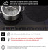 Lazy K Induction Cooktop Mat - Non Slip Silicone Fiberglass Scratch Protector for Magnetic Stove (7.8 inches)