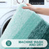 OLANLY Bathroom Rug Mat 24x16, Extra Soft Microfiber Bath Rugs, Non-Slip Plush Shaggy Carpet, Machine Wash Dry,