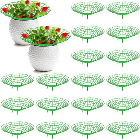 Pumtus 20 Pack Strawberry Supports, Strawberry Plant Stand With 3 Sturdy Legs,