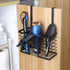 YIGII Hair Dryer Holder, 3-in-1 Hair Tool Organizer, Adjustable Height Bathroom Organizer for Flat/Curling Irons, Hair
