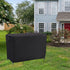 44 Inch 44''L 19''W 36''H(Black) Kingling Outdoor Table Cover for Wicker Bar Cart, Waterproof Patio Bar Table Cover