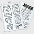 Kitchen Conversion Chart Wall Decor, Metric Measurement for Cooking, Baking, Fridge Decor, 11.4x8.3 in Sticker