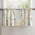 No. 918 Hoot Owl Print Kitchen Curtain Tier Pair, Semi-Sheer, 56" x 24", Mocha