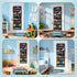 Over Door Toy Gun Storage, Hanging Organizer for Toy Guns, Hanging Toys Organizer with Pockets, Hook&Loop Straps
