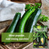 Packet Summer (4) Sow Right Seeds - Black Beauty Zucchini Seeds for Planting - Non-GMO Heirloom with Instructions