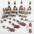 HOOMUU 45 Witchcraft Supplies Herbs - Bottles Dried Herbs Kit for Beginners - Altar Supplies Healing Herbal Natural