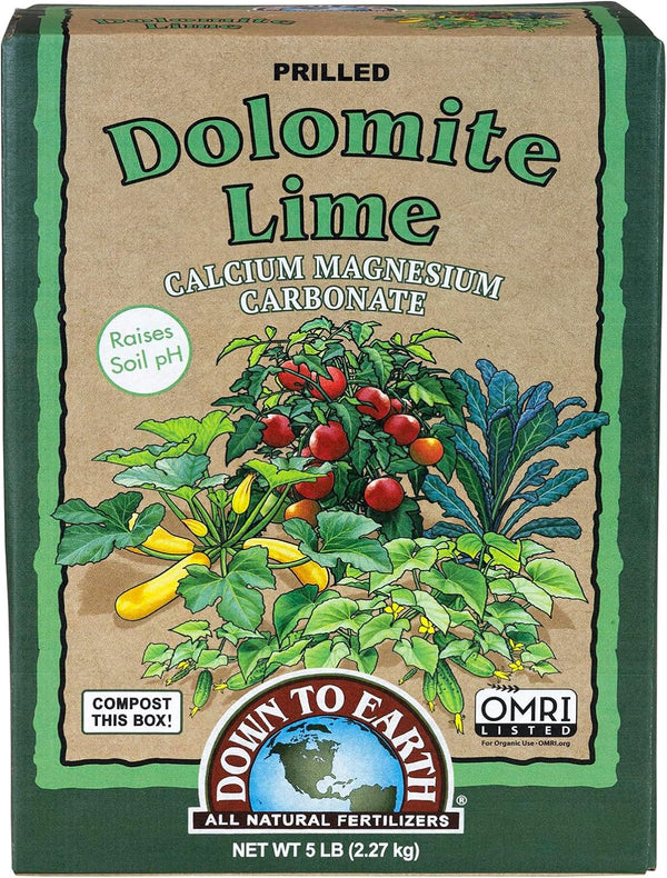 Down To Earth All Natural Fertilizers Organic Prilled Dolomite Lime - Calcium