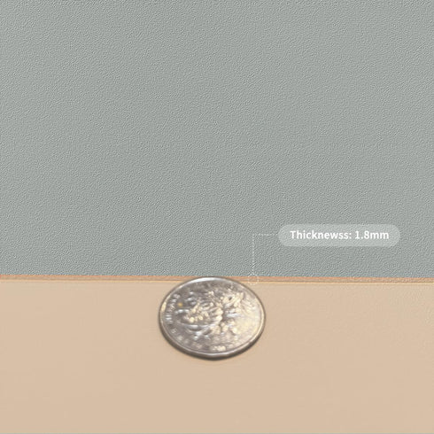 Zinkooat Cover,1.8mm Thick,15.75x23.6 Inch Brown+Gray,15.75x23.6) Leather Nightstand end Table Cover,Side Table