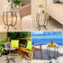 Aonagi 14" Patio Side Table, Versatile Round Side Table for Balcony Yard Porch Bedside Rocking Chair and Pool Chair
