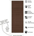 Kapaqua Custom Length Runner Rug, Solid Color Non Slip Rubber Backing for Hallway Stair Kitchen Living Room, Coffee