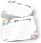321Done Share a Memory Card - 50 Cards, 4" x 6" for Life Celebrations, Made in USA, White Floral