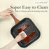 ESLITE LIFE 9.5 Inch Nonstick Grill Pan for Indoor Cooking, Versatile Induction Square Skillet