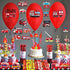 CHSLtmxq Set 110 Fire Truck Party Favors - Pcs with Firefighter Stickers, Slap Bracelets, Drinking Straws & More