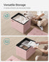 12.2 16.1 Inches 286 lb, ULSF200R01 SONGMICS Storage Ottoman, Foldable Small Ottoman Foot Rest, x Foot Stool, Load up