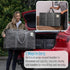 VENO 2 Pack Moving Bags, Heavy Duty Totes with Zipper, Extra Large Storage Boxes for Packaging (Dark Gray)