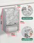 2 1 Bag Saver - Extra Large in Plastic Bag Holder Storage, Durable Mesh Grocery Hanging Trash Dispenser Roll Organizer
