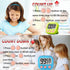 Digital Kitchen Timer for Kids and Teachers - Large Magnetic Classroom Timer, 2-Pack (Blue Green)