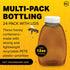 24-Pack, 8 oz Mann Lake Honey Squeeze Bottle, Easy Honey Dispensing, Durable, White Flip-Top Lids Included, Effortless