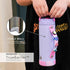 Elemental Iconic Kids Water Bottle, 20oz Triple Insulated Stainless Steel with Straw Lid & Charms Strap, Lilac Tie Dye