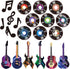 Zonon 40 Pcs Music Party Decorations Musical Notes Rock and Roll Record Cutouts