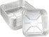 10pack- 8 x 8 Aluminum Foil Pans, Disposable Heavy Duty Square Baking Cake Pans for Homemade Breads