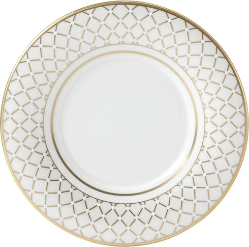 Lenox Venetian Lace Gold Saucer, 0.25 LB, Metallic Design