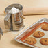 Stainless Steel Flour Sifter 3 Cups for Baking, Rotary Hand Crank Powdered Sugar Shaker and Duster