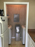 1x2 M Door String Curtain - Rare Flat Silver Ribbon Thread Fringe Window Panel Room Divider for Wedding