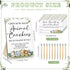 122 100 20 Dandat Pcs Woodland Safari Baby Shower Games Guess How Many Crackers Sign Guessing Cards Milk Bottle Pencils