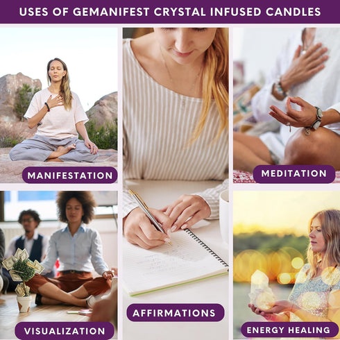 Fertility Candle for Women Trying to Conceive, Rose, Jasmine and Lilac Scented Candles Gifts for Women, Soy Non-Toxic