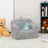 ALIMORDEN Kids Ultra-Soft Snuggle Foam Filled Chair, Glow-in-The-Dark Dinosaurs Fossil Pattern Toddler Cuddly Sherpa
