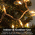 Brillarlights 50 Count, 13ft Christmas Lights Clear White Incandescent Mini String Lights Plug in Warm White with White