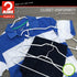 Mawa by Reston Lloyd Silhouette Ultra-Thin Series Non-Slip Space Saving Shirt Hanger with Pant Bar & Skirt Hooks, Pack