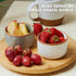Morandi Color Ramekins Set of 6, 6 oz Oven Safe Porcelain Bowls for Baking Souffle, Mini Cheesecakes, and Dipping