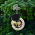 Graduation Christmas Photo Ornament - Dated Charms for 2025 & 2026 - Graduation Hat Design with Storage Bag