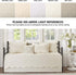 Madison Park 6-Piece Daybed Cover Set, Damask Quilted Coastal Bedding, Pre-washed Cotton-Filled, Tuscany, Cream, 39"x75"