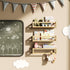 TidyCorner Upgraded Thick Floating Shelves - Multi-Use Wall-Mounted Bookshelves for Kids and Nursery, Ideal for Books