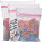 Honbay Set of 3 Mesh Laundry Bags - For Lingerie, Socks, Pantyhose, Baby Clothes, Stuffed Toys (1 Large, 1 Medium, 1
